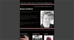 Desktop Screenshot of barbersguildford.co.uk